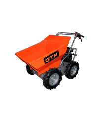Самоходная строительная тележка думпер GTM T30 300 кг на колесах